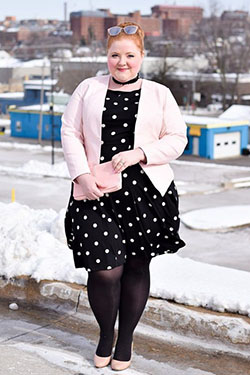 Marvelous ideas on Plus-size clothing, Casual wear: Plus size outfit,  Polka dot  
