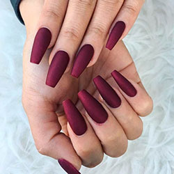 Dazzling ideas for burgundy nails, Nail art: Nail Polish,  Nail art,  Artificial nails,  nail care  