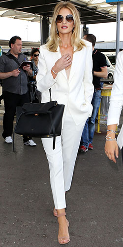Celebrities street style in white: Formal wear,  Street Style,  Casual Outfits,  Celebrity Style  