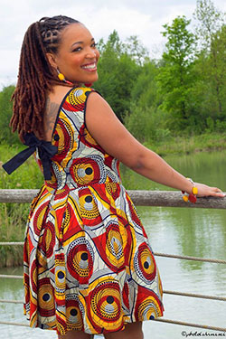 Robe en pagne africain, Dutch Wax: party outfits,  Wedding dress,  Clothing Ideas,  Dutch Wax,  Short African Outfits  