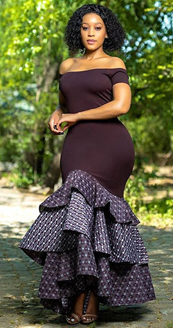 Perfect looking mishono ya vitenge, African wax prints: African Dresses,  Bridesmaid dress,  Ankara Dresses  