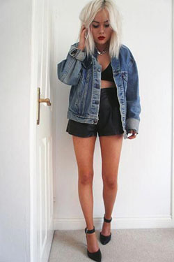 Casual Summer Denim Jacket Outfit: Denim jacket  