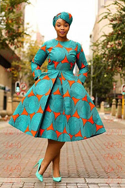 French style african attire dresses, African wax prints: African Dresses,  Aso ebi,  Casual Outfits,  Roora Dresses  