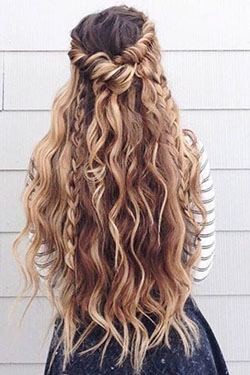 Mermaid hairstyles for long hair: Long hair,  Hairstyle Ideas  