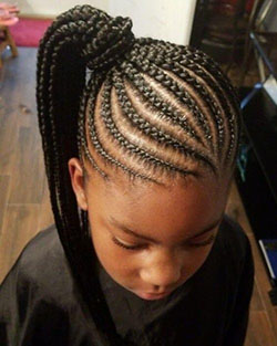 Braided hairstyles for little black girls: African Americans,  Crochet braids,  Box braids,  Black hair,  Box Braids Hairstyle,  kids hairstyles  