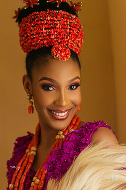 Nigerian Dresses For Nigerian Brides, Colors beauty store, Love Culture: Floral design,  Nigerian Dresses  