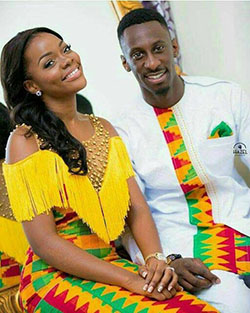 Ankara styles for couples, Wedding dress: African Dresses,  couple outfits,  Kente cloth  