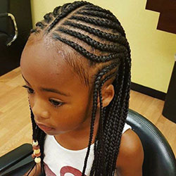 Little girls braided hairstyles, Black hair: Black hair,  Box Braids Hairstyle,  kids hairstyles  