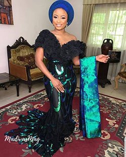 Helpful ideas Aso ebi, La premiÃ¨re: Long hair,  Aso ebi,  Aso Ebi Dresses  