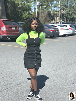 90s outfits black girl, Lace wig: Lace wig  