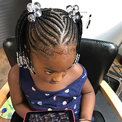 Box Braids Hairstyles Kids, Artificial hair integrations: Hair Color Ideas,  Hairstyle Ideas,  Box braids,  Short hair,  French braid,  Black hair,  Box Braids Hairstyle  