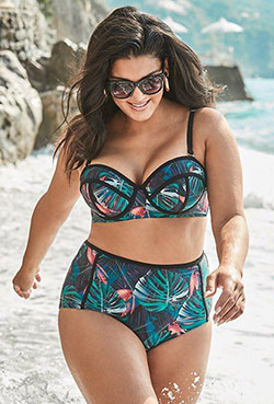 Collections of bikinis high waist, Swimsuits For All: Underwire bra,  Plus size outfit  