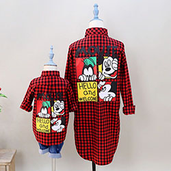 Mom and son matchinv mickey outfits: Matching Outfits,  Mickey mouse,  Matching Couple Outfits  