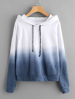 Raglan sleeve ombre hoodie, Raglan sleeve: winter outfits,  Raglan sleeve,  Hoodie  