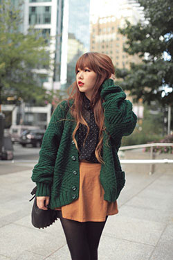 Latest and best korean fall outfit, Winter clothing: winter outfits,  Skirt Outfits,  Street Style  