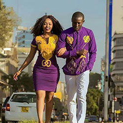 Daily fashion african couple designs, African wax prints: African Dresses,  Matching Couple Outfits  