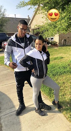 Casual wear Matching outfits for couples: Matching Outfits,  Air Jordan,  Casual Outfits  