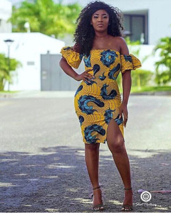 Find new trendy native short gowns, African wax prints: Wedding dress,  African Dresses,  Aso ebi,  Short African Outfits  