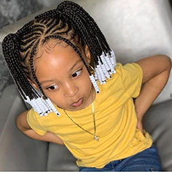 Kids hairstyles side braids, Box braids | Box Braids Hairstyles Kids | Box  braids, Box Braids Hairstyle, Brown hair