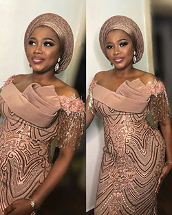 Love these Aso ebi, African wax prints: Cocktail Dresses,  Evening gown,  African Dresses,  Long hair,  Aso ebi,  Aso Ebi Dresses  