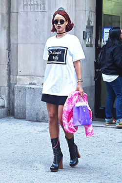 Gorgeous & cute rihanna street looks, Savage X Fenty: Met Gala,  New York,  Street Style,  Rihanna Style  