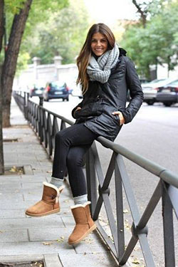 Genuine and classic ugg boots style, The Timberland Company: winter outfits,  Boot Outfits,  Ugg boots,  Snow boot,  Casual Outfits,  Uggs Outfits  