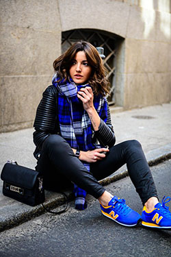 Style with new balance, New Balance: Sports shoes,  Scarves Outfits  