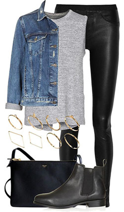 Outfit trends for converse black, Chuck Taylor All-Stars | Leather ...