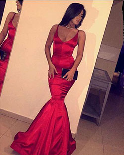 Top 10 ideas for mermaid formal dresses, Evening gown: Backless dress,  Evening gown,  Spaghetti strap,  Bridesmaid dress,  Prom outfits,  Formal wear  