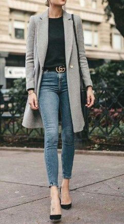 Try these style scandinavian chic, Casual wear: Business casual,  Street Style,  Business Outfits  