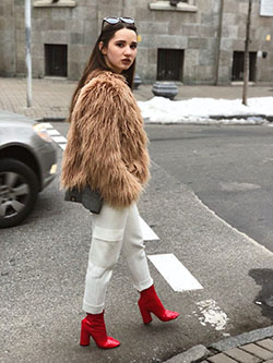 Most tired ideas for fur clothing, Fake fur: winter outfits,  Fur clothing,  Petite size,  Fake fur,  Fur Coat Outfit  