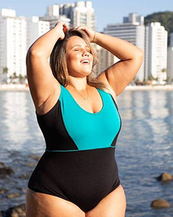 One-piece swimsuit Plus Size Outfits, Plus Size Swimwear,: Cocktail Dresses,  Plus size outfit,  One-Piece Swimsuit  