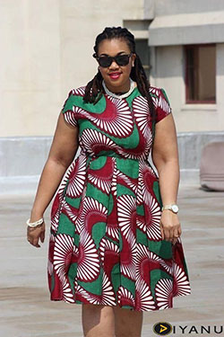 Plus size african dresses: African Dresses,  Plus size outfit,  Plus-Size Model  