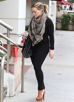 You should not miss these hilary duff looks, Hilary Duff: Stiletto heel,  Hilary Duff,  Mike Comrie,  Plus size outfit  