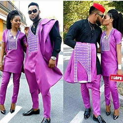 Outfits for charming agbada for couples, African Dress: African Dresses,  Folk costume,  Matching Couple Outfits  
