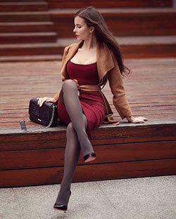 Pretty girl in pantyhose, High-heeled shoe: High-Heeled Shoe,  Tights outfit  