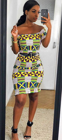African styles for ladies, African Dress: Cocktail Dresses,  African Dresses,  Kente cloth,  Short African Outfits  