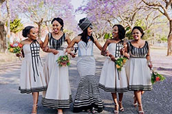 Xhosa traditional wedding dresses: African Dresses,  Folk costume,  Roora Dresses  