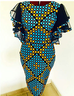 Elegant 2019 african wear styles, African Dress: Cocktail Dresses,  African Dresses,  Short Dresses  