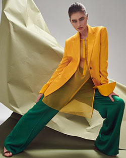 Outfits With Green Pants, Anna Ewers, Fashion Editor: Fashion photography,  Valentina Zelyaeva,  Green Pant Outfits  