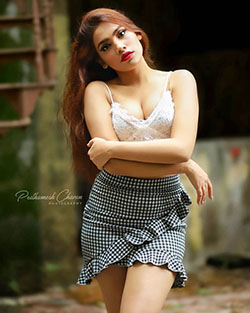 Outfit to try fashion model, Ana Cheri: fashion model,  Photo shoot,  Ana Cheri,  Purbasha Das  