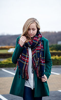 Dresses With Scarves, Photo shoot: Scarves Outfits  