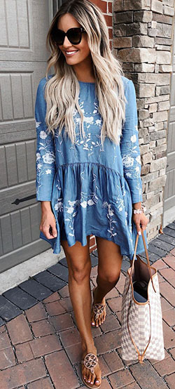 Brunch Outfit Ideas, Casual wear, Slip dress: Casual Outfits,  Brunch Outfit  