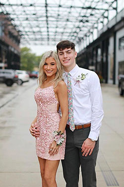 Cute Hoco Couple Outfits, Formal wear, Evening gown: Backless dress,  Wedding dress,  Evening gown,  couple outfits,  Formal wear  
