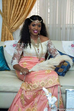 Nigerian Dresses For Nigerian Brides, African Dress, Folk costume: Wedding dress,  African Dresses,  Aso ebi,  Folk costume,  Igbo people,  Nigerian Dresses  