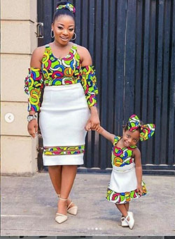 Ankara styles mommy and me african print dresses: African Dresses,  Pencil skirt,  Kente cloth,  Roora Dresses  