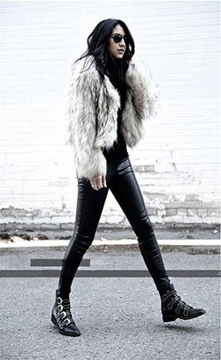 Did you checked these givenchy embellished boots, Motorcycle boot: Boot Outfits,  Sam Edelman,  Fur Coat Outfit,  Motorcycle boot  