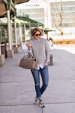 Outfits To Wear With Sneakers, Leopard Print Loafers: Sneakers Outfit,  Casual Outfits  