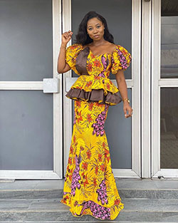 You should try these fashion model, African wax prints: Aso ebi,  Ankara Outfits,  day dress,  Photo shoot  