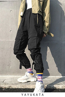 Street look fashion ideas harajuku cargo pants, Hip hop fashion: cargo pants,  Harem pants,  Casual Outfits,  Jogger Outfits  
